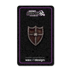 💚 2 for $20 💚 Nerd Block - Shield Gamer Pin